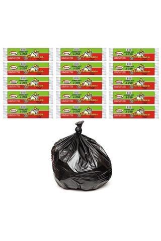 Ögem J-250 Jumbo Boy Çöp Poşeti 80X110 Cm 90 Lt 10'Lu Rulo 15 Paket