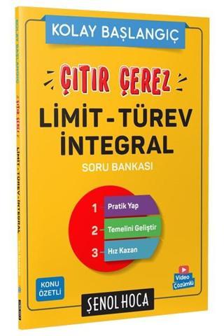 Çıtır Çerez Limit Türev İntegral - Şenol Hoca - Şenol Hoca Yayınları