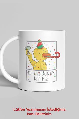 Doğum Gününe Özel İsim Baskılı Kupa Bardak