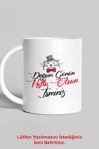 Doğum Gününe Özel Isim Baskılı Kupa Bardak