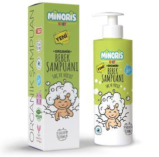 Minoris Baby Organik Saç ve Vücut Şampuanı Parfümsüz Vegan 400 ml