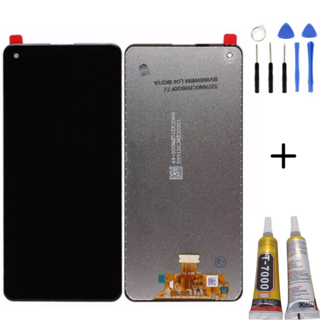 TE Samsung A21S A217F Uyumlu Lcd Ekran Dokunmatik+ Montaj Kiti