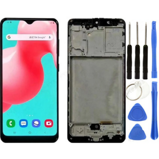 TE Samsung A31 A315F Uyumlu OLED Çıtalı Lcd Ekran + Tamir Seti