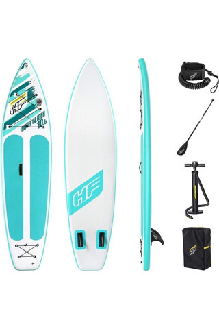 Bestway 65347 Şişme Kano Sörf Tahtası-Çantalı Set Kürek Ve Pompa Dahil 320X79X12 Cm