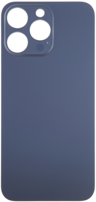  iPhone 15 Pro Uyumlu Arka Pil Batarya Kapak Mavi