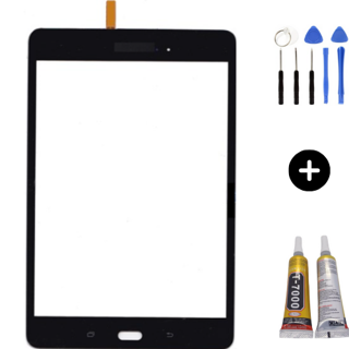 Samsung Galaxy Tab  SM-T350 Uyumlu Servis Dokunmatik Siyah + Montaj Seti