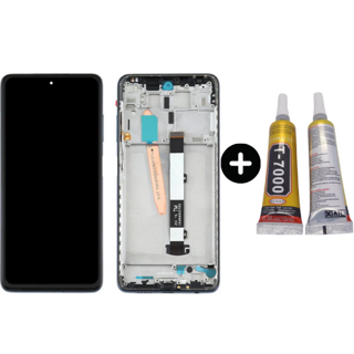 Xiaomi Poco X3 Nfc Uyumlu Çıtalı A Kalite Lcd Ekran Dokunmatik + B7000