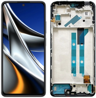 Xiaomi Poco X4 Pro 5G Uyumlu Çıtalı Servis Lcd Ekran Dokunmatik 