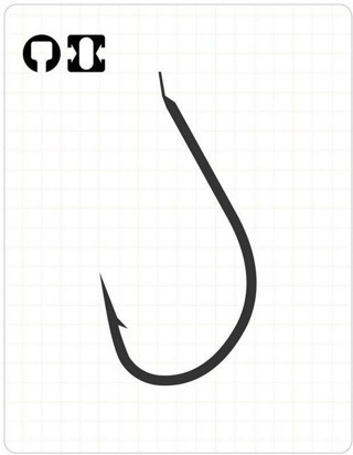 Fudo 1907 Keiryu Teflon Olta İğnesi Teflon-NO:1/0