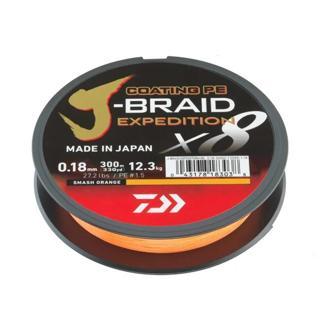Daiwa J-Braid Expedition x8 İp Misina 150mt 0,06 MM-Smash Orange-150 MT-0,06 MM-0,06 MM