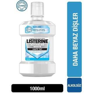 Listerine Advanced White Hafif Tat 1000 Ml
