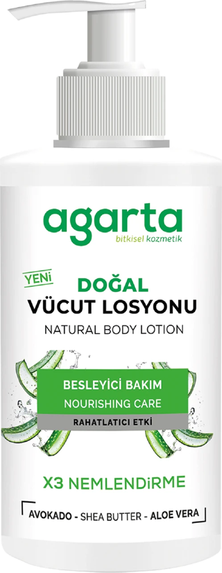 Agarta Doğal Nemlendirici Vücut Losyonu 300 Ml
