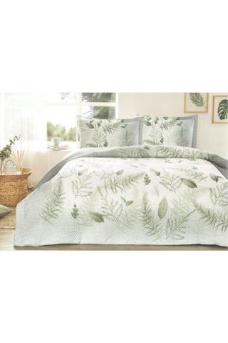 Özdilek Naturlig Yeşil Çift Kişilik Dört Mevsim Kapitone Nevresim Takımı