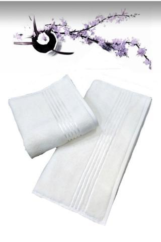 Özdilek 2 Adet Belda El Yüz Havlusu Beyaz 50X90 Cm