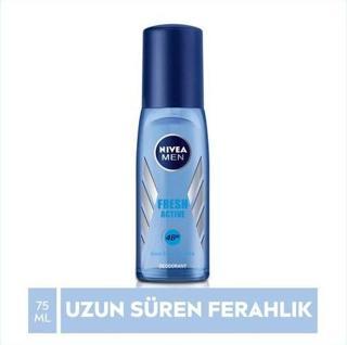 Nivea Men Erkek Pump Sprey Deodorant Fresh ActiveTer Ve Ter Kokusuna Karşı 48 Saat Deodorant Korum