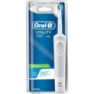Oral-B Vitality 100 Cross Action Beyaz Şarjlı Diş Fırçası