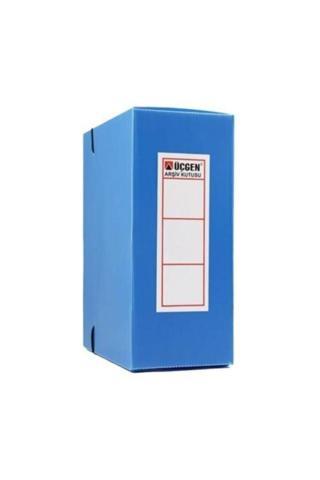 Üçgen Proje - Arşiv Kutusu Plastik Battal 13X22X31Cm Mavi (50 Li Paket)