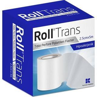 Roll Trans Şeffaf Perfore Polietilen Flaster 2.5 cm x 5m