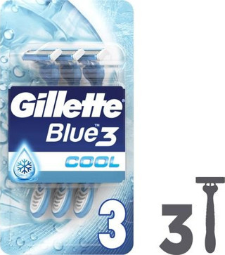 Gillette Blue3 Cool Kullan At Tıraş Bıçağı 3 Adet
