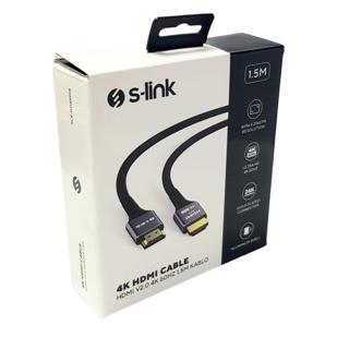 S-link 4K 1.5mt HDMI Kablo V2.0 60HZ SLX-HD4K015