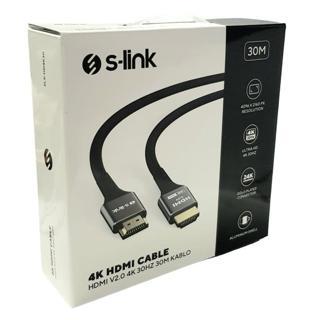 S-link 4K 30mt HDMI Kablo V2.0 30HZ SLX-HD4K30