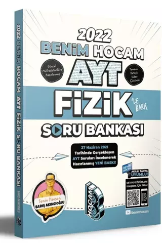 Benim Hocam Yayınları AYT Fizik Soru Bankası 2022 - Benim Hocam Yayınları