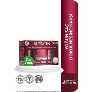 Bioxcin Forte 3 Al 2 Öde Saç Dökülmesine Karşı Bitkisel Şampuan (3 X 300 Ml)