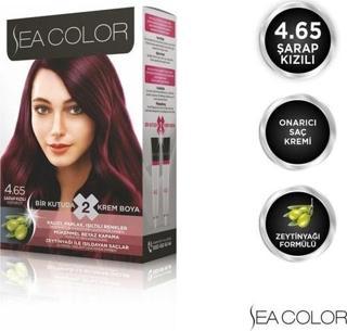 Sea Color 4.65  Şarap Kızılı  Set Boya