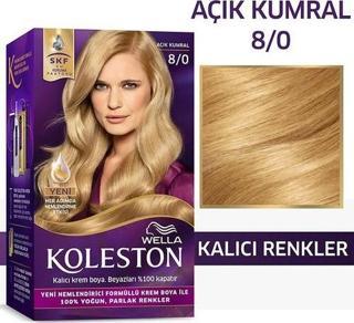 Wella Koleston Kit Saç Boyası 8/0 Açık Kumral