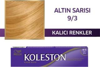 Wella Koleston Single Tüp Boya 9/3 Altın Sarısı