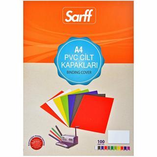 Sarff PVC OPAK BEYAZ A4 Cilt Kapağı 100'Lü Paket