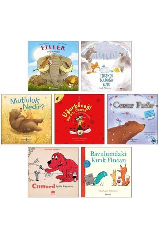 İş Bankası Kültür Yayınları Mutluluk Nedir? Filler Ağlamaz Tilkinin Bulduğu Kutu Cesur Fırfır Clifford Bavulumdaki Kırık Fincan - İş Bankası Kültür Yayınları