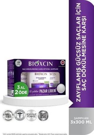 Bioxcin Siyah Sarımsak Şampuanı 3 Al 2 Öde (3X300Ml)