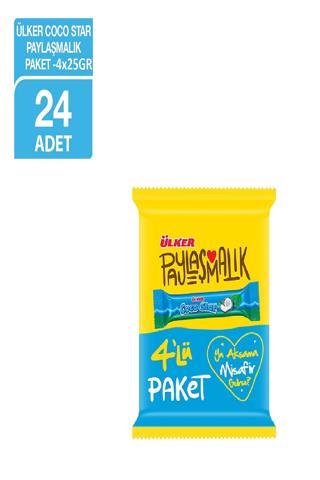 Ülker Cocostar H.Cevizli 25 Gr 4lü Paket x 24 Adet