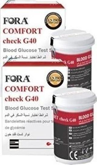 Fora G40 Şeker Cihazı Stribi 2 Kutu 50*2