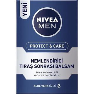 Nıvea Men Nemlendirici Tıraş Sonrası Balsam Protect & Care 100 Ml,Hızlı Emilir,Normal Ve Kuru Ciltle