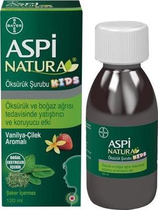 Aspi Natura Kids Vanilya Çilek Aromalı 120 Ml