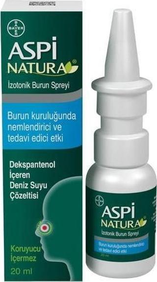 Aspinatura İzotonik Burun Spreyi 20 Ml