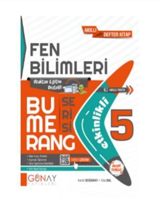 Günay Yayınları 5. Sınıf Fen Bilimleri Etkinlikli Bumerang Serisi - Günay Yayıncılık