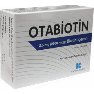 Otabiotin 2.5 Mg Biotin Içeren Takviye Edici Gıda 60 Tablet