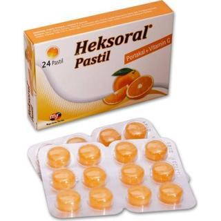 Mega Farma Heksoral Pastil Portakal Vitamin C