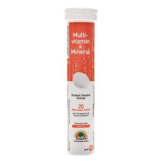 Sunlife Multivitamin + Mineraller 20 Tablet Şekersiz Gıda Takv.