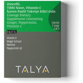 Talya Zencefil, Tıbbi Nane, Vitamin C İçeren Pastil Takviye Edici Gıda