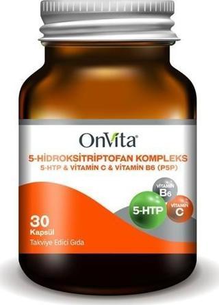 Onvita 5-Hidroksitriptofan Kompleks 5Htp & Vitamin C B6 (P5P)