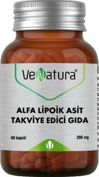 Venatura Alfa Lipoik Asit Takviye Edici Gıda 90 Kapsül