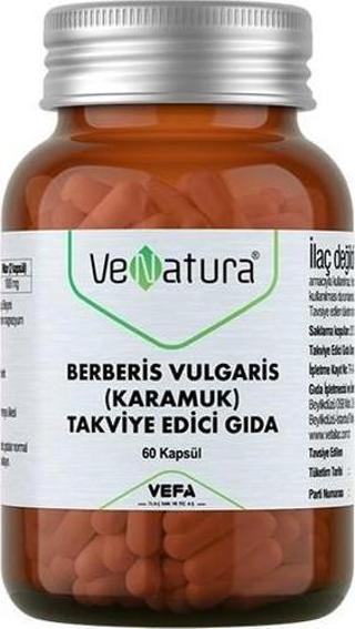 Venatura Berberis Vulgraris Takviye Edici grıda 60 Kapsül