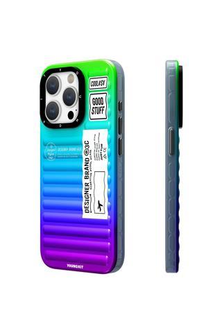 YoungKit iPhone 15 Pro Max Uyumlu Kılıf The Secret Color Serisi Kapak Mor