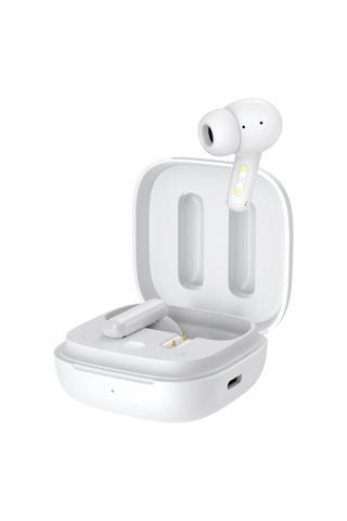 QCY T13 Anc 4 Mikrofon Bluetooth 5.3 Kablosuz Kulaklık Beyaz Aktif Gürültü Engelleyici