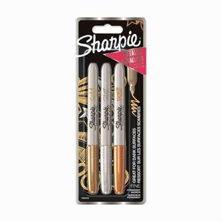 Sharpie Markör Kalem Metalik 3 Lü Karışık Renk 1986006