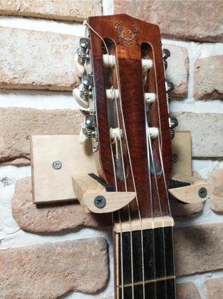 Gitar Gitar Stand Ahsap Duvar Tipi + Ahsap Pena